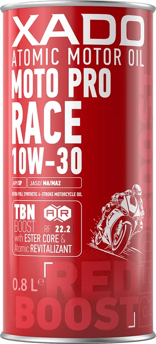 XADO Moto Pro Race 10W30 0.8 litre