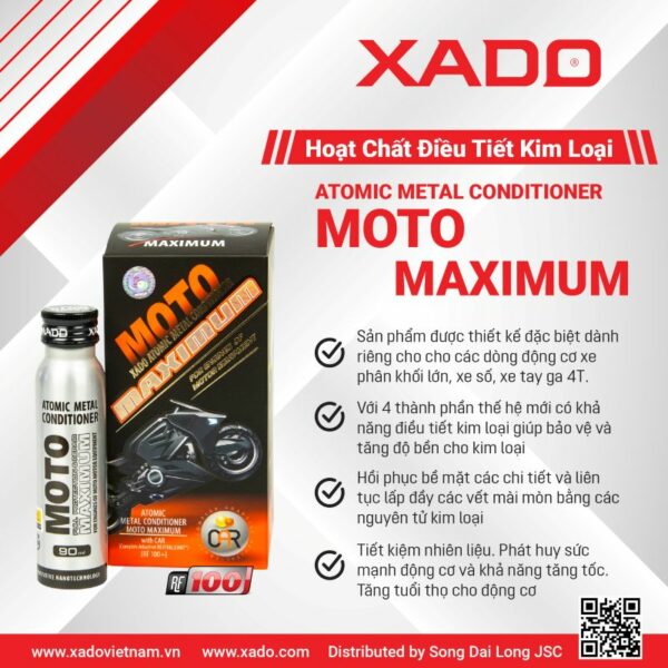 Xado Atomic Metal Conditioner Moto Maximum