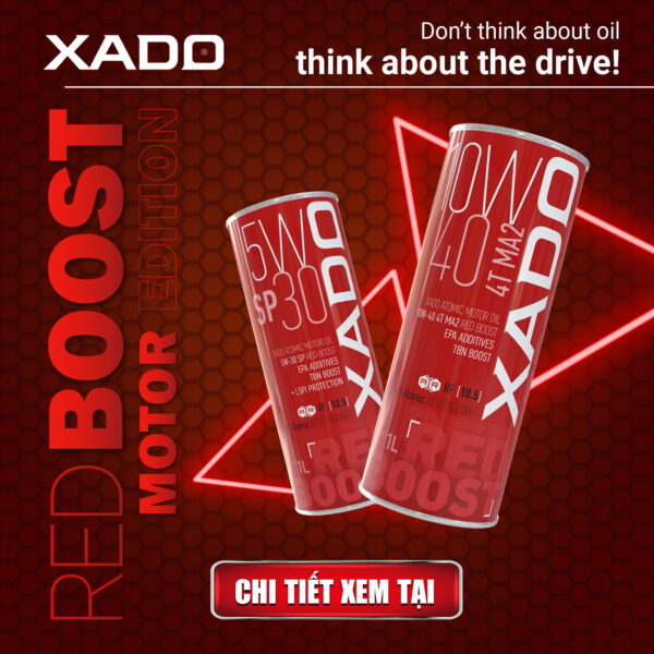 Transmission oil XADO Atomic Oil 75W90 Gl 3/4/5 RED BOOST 1L