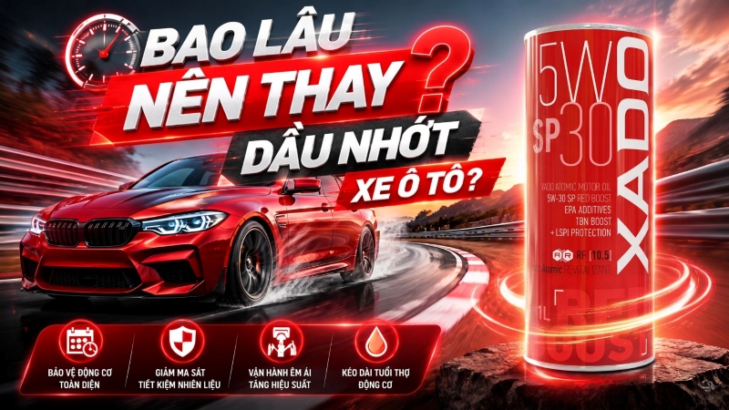 Bao lâu nên thay dầu nhớt xe ô tô? Giải đáp chi tiết từ A đến Z