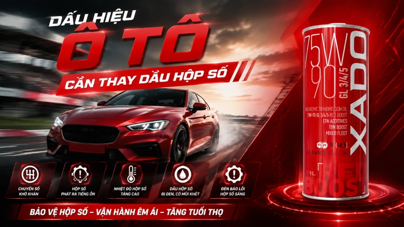 Dầu hộp số ô tô là gì? Dấu hiệu ô tô cần thay dầu hộp số