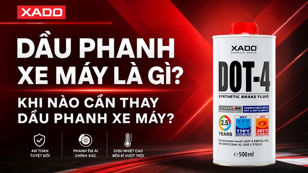 Dầu phanh xe máy là gì? Khi nào cần thay dầu phanh xe máy?