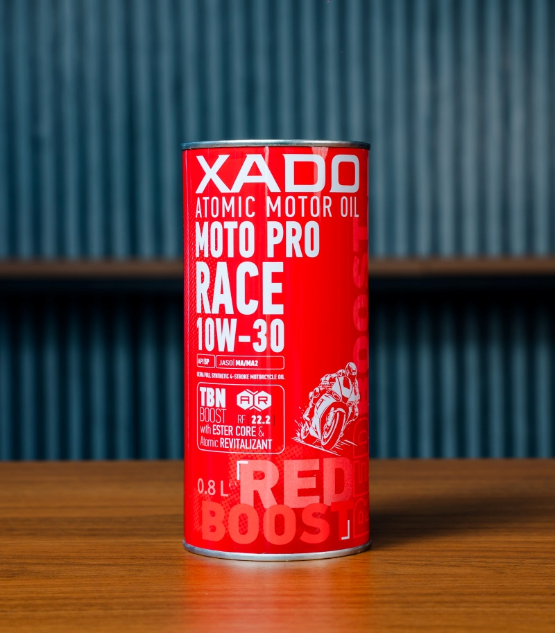 xado red boost moto pro race 10w30 4t 0 8l 10 1