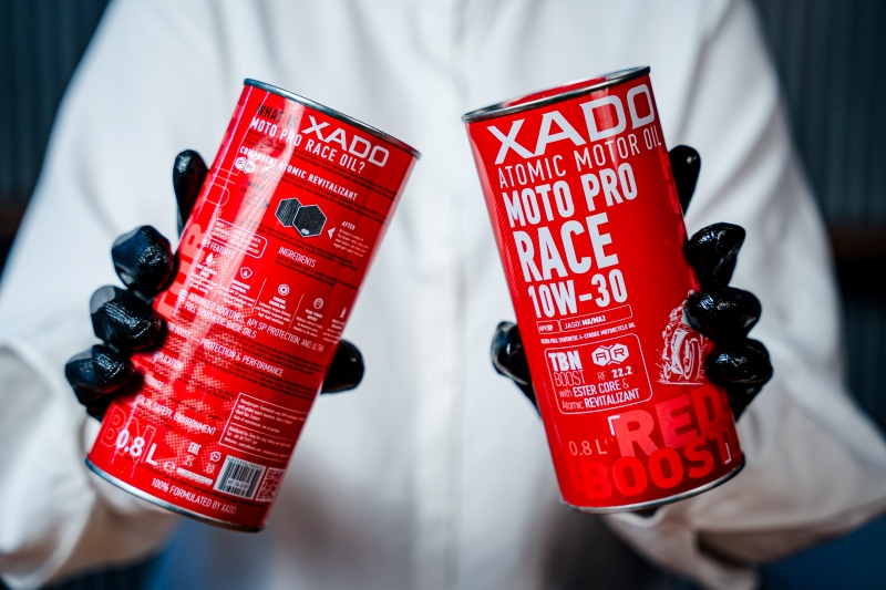 xado red boost moto pro race 10w30 4t 0 8l 10 8