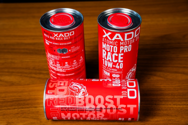 xado red boost moto pro race 10w40 4t 0 8l 10 6