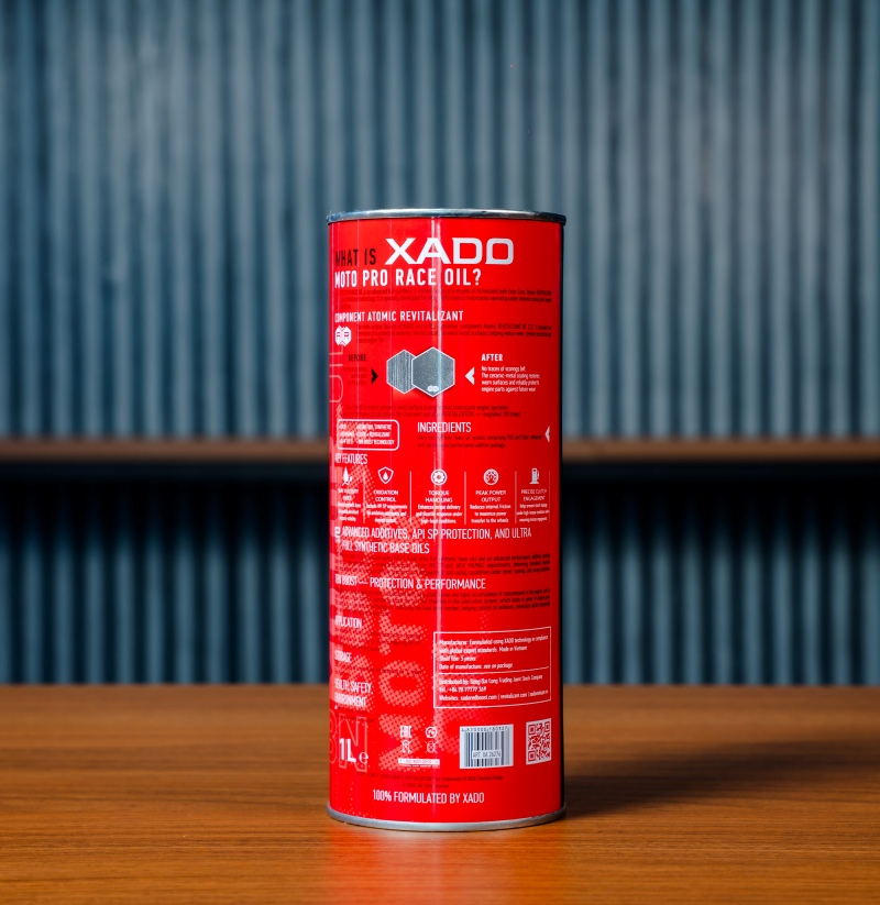 xado red boost moto pro race 10w40 4t 1l 10 2