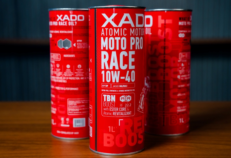 xado red boost moto pro race 10w40 4t 1l 10 6