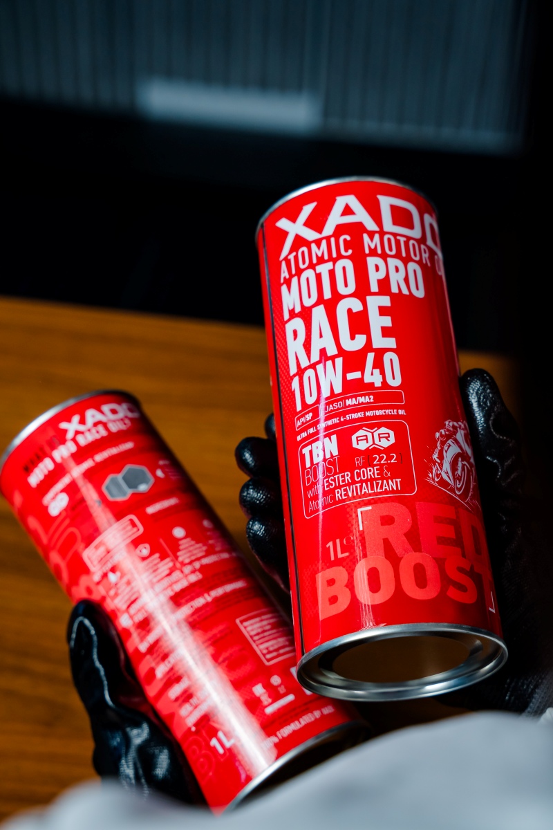 xado red boost moto pro race 10w40 4t 1l 10 9