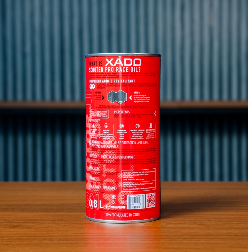 xado red boost scooter pro race 5w30 4t 10 2
