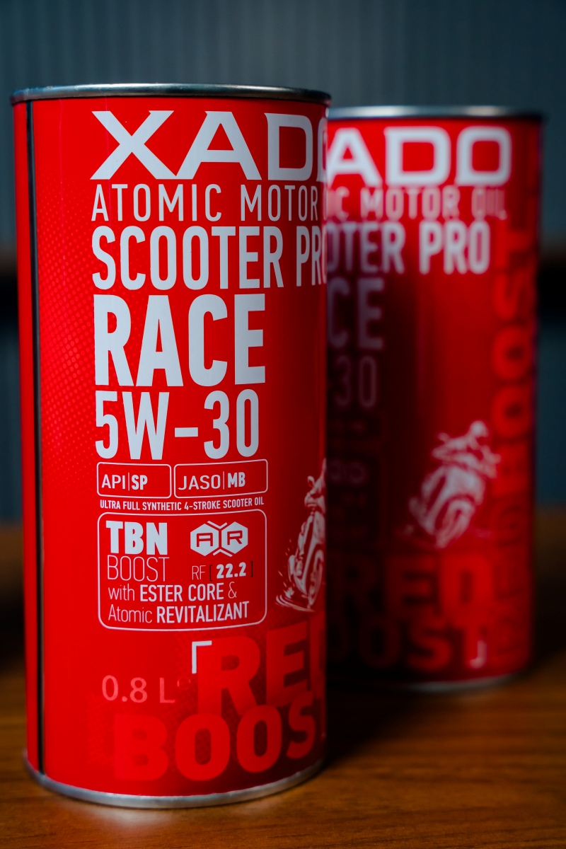 xado red boost scooter pro race 5w30 4t 10 6