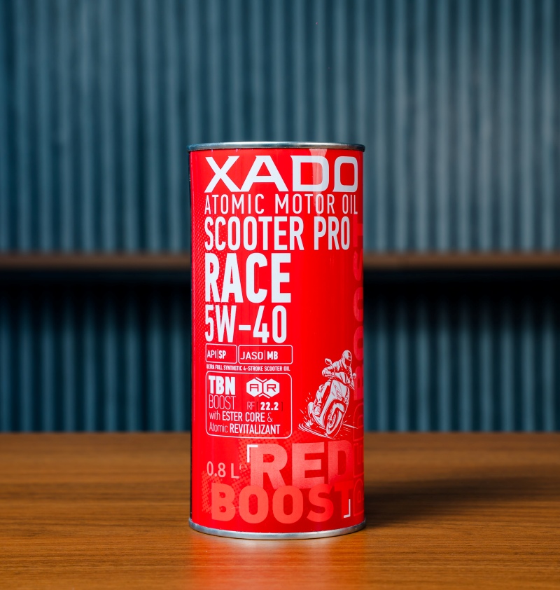 xado red boost scooter pro race 5w40 4t 10 1