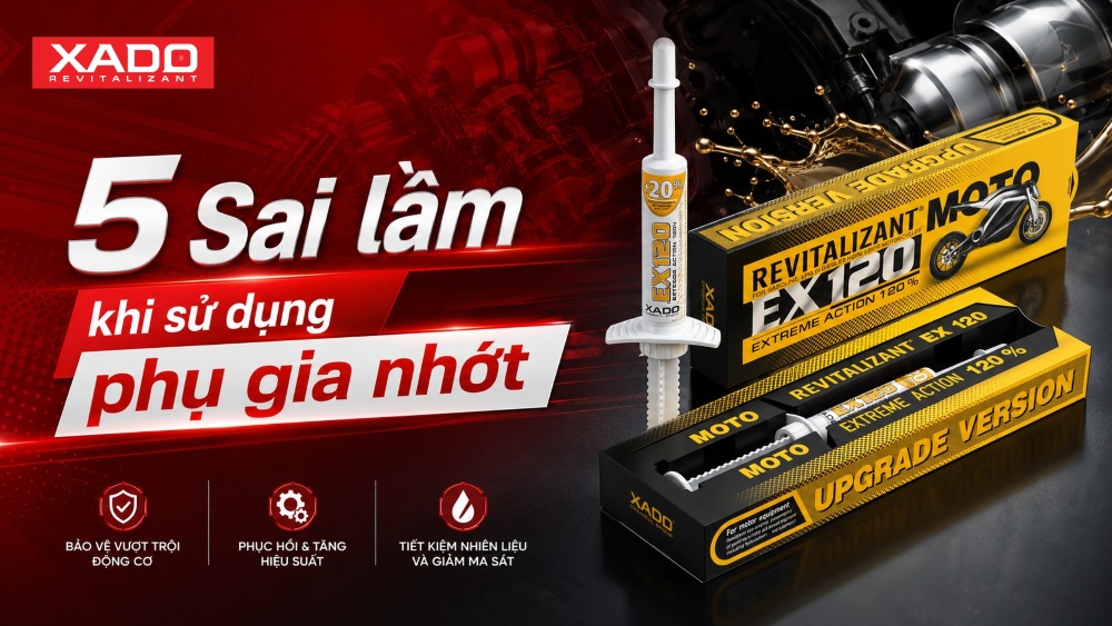 5 Sai lầm khi sử dụng phụ gia dầu nhớt khiến xe nhanh hỏng hơn